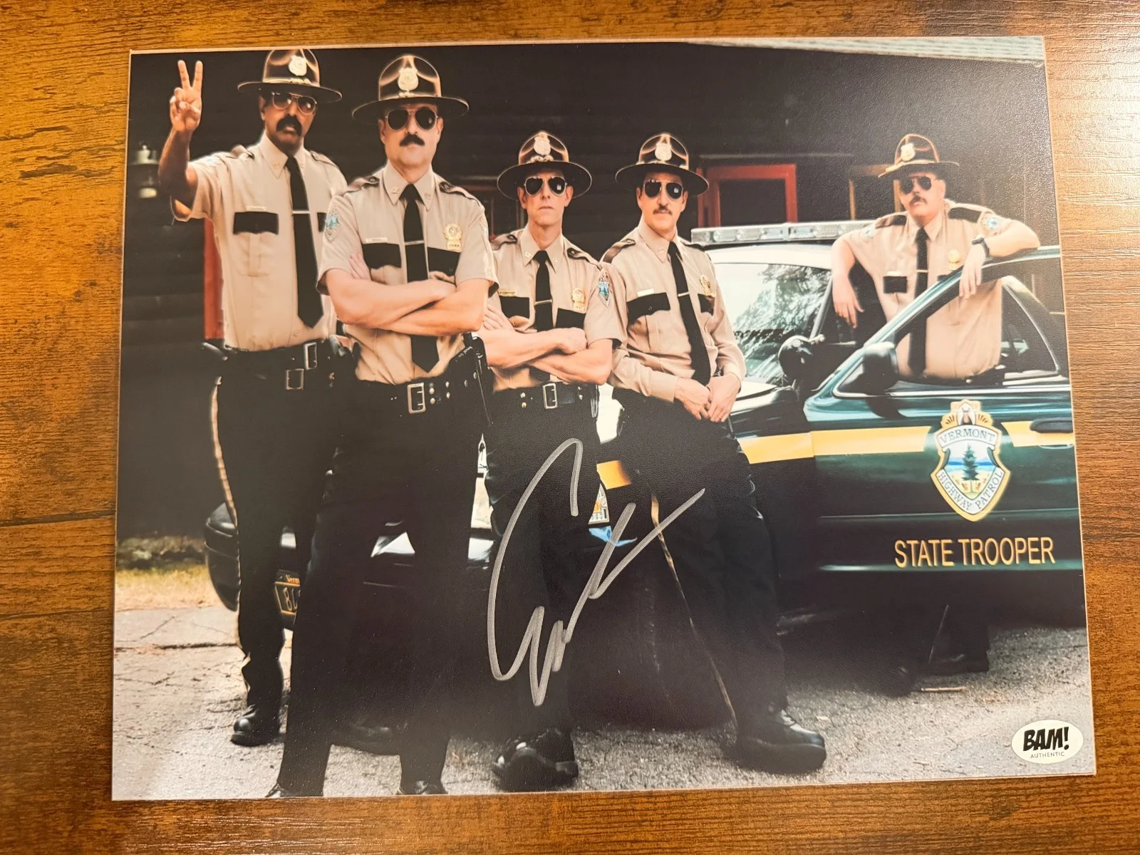 Erik Stolhanske — Super Troopers 2 -Erik Stolhanske Autographed 8x10 Bam Box photo COA