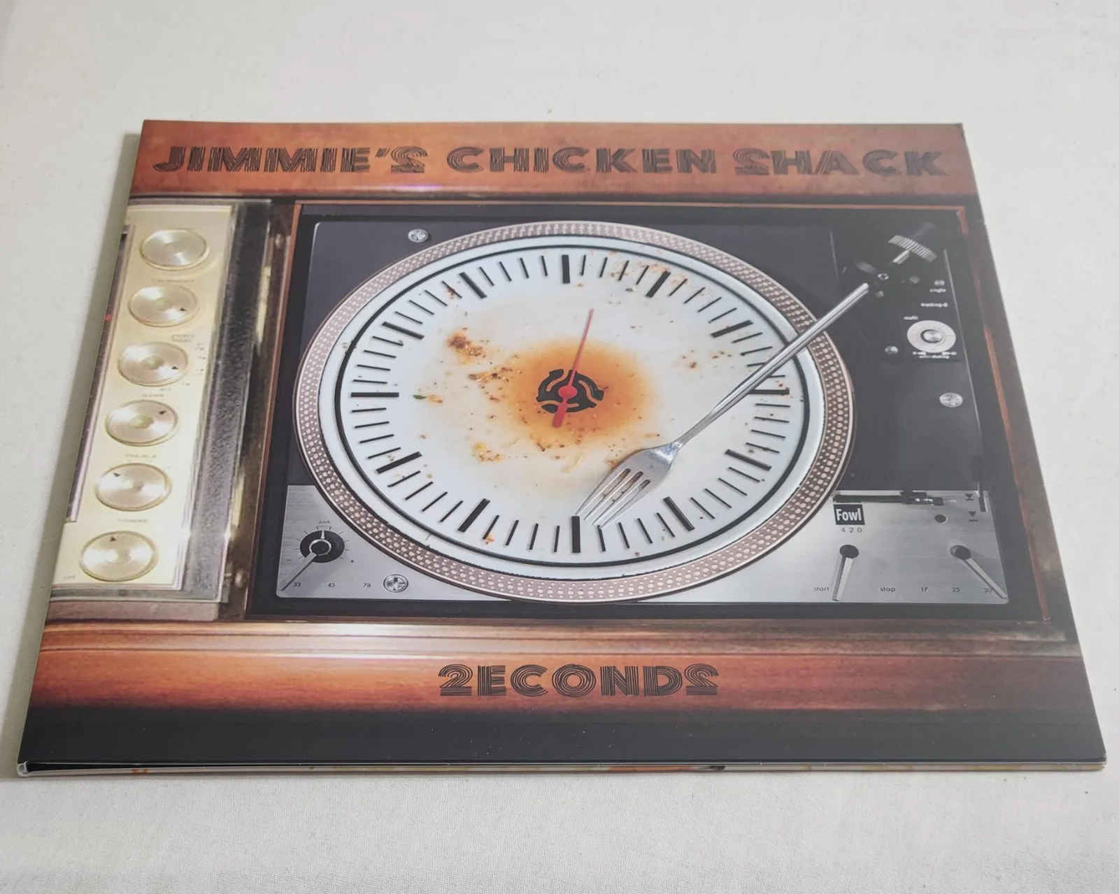 Jimmie's Chicken Shack Signed 2econds Dark Gray With Black & White Splatter LP, изображение 2