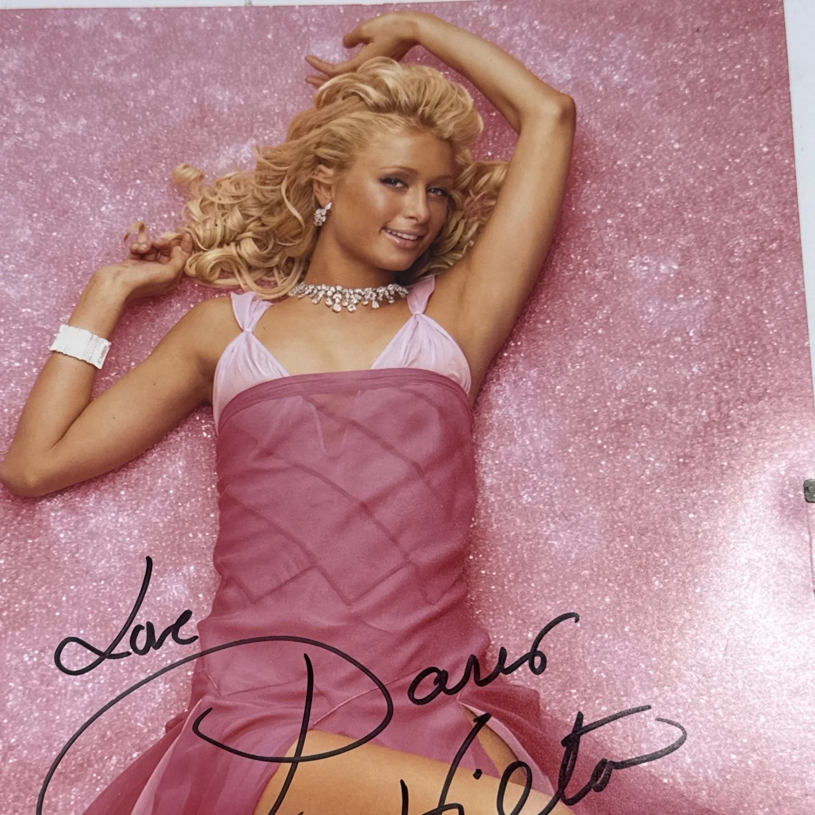 Paris Hilton Signed Poster 8x10 Autographed Photo No COA, image 4