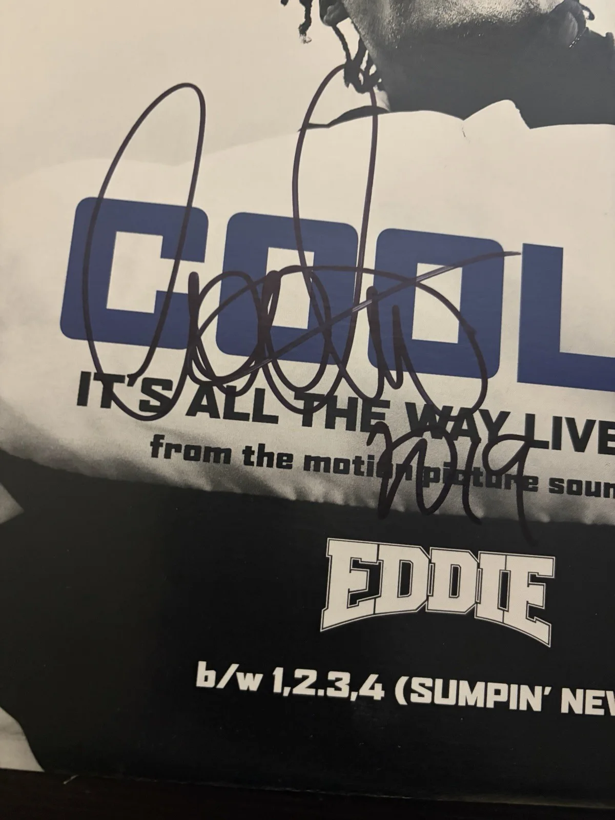 Coolio signed Its All The Way Live Now LP Autographed Rap RIP, image 2