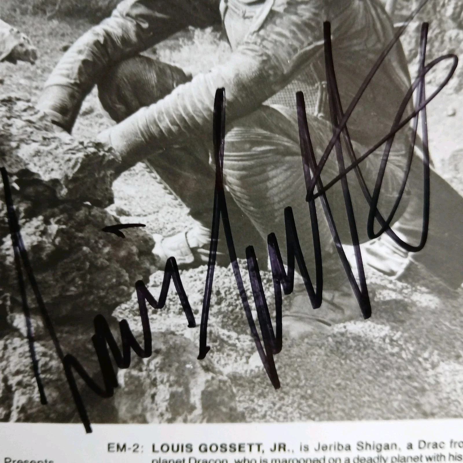 louis gossett Jr — louis gossett jr signed 10x8 enemy mine photo an officer and a gentleman, изображение 4