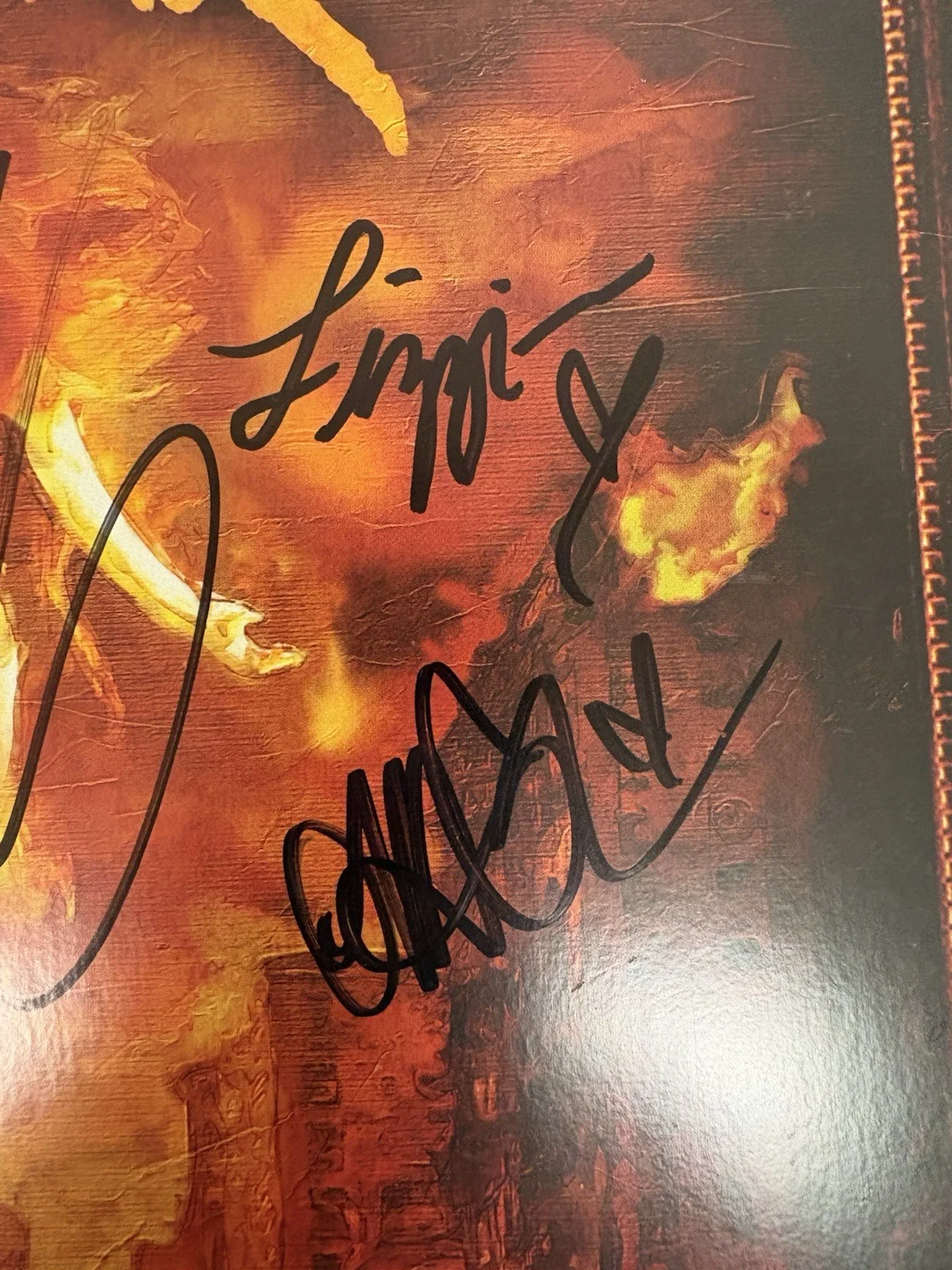 NOT ENOUGH SPACE — NOT ENOUGH SPACE SIGNED WEAPONIZE YOUR RAGE VINYL ALBUM AUTOGRAPH BAS 153, image 2