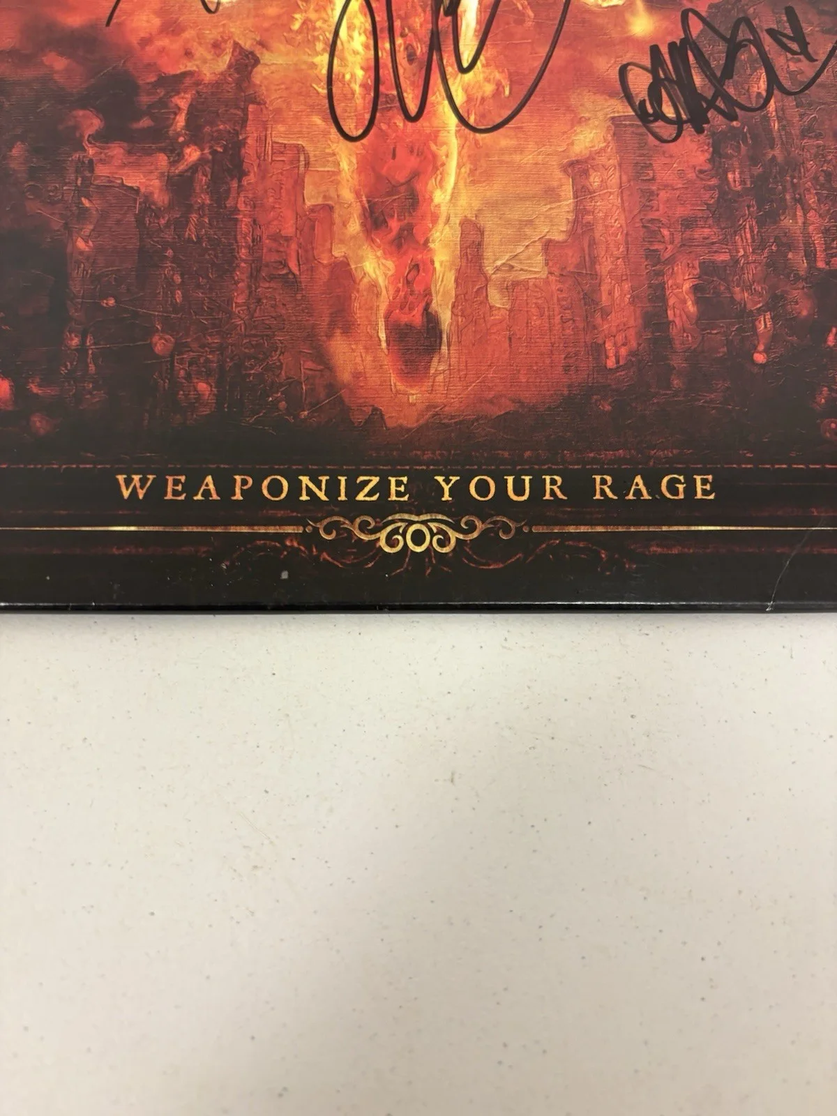 NOT ENOUGH SPACE — NOT ENOUGH SPACE SIGNED WEAPONIZE YOUR RAGE VINYL ALBUM AUTOGRAPH BAS 153, image 5
