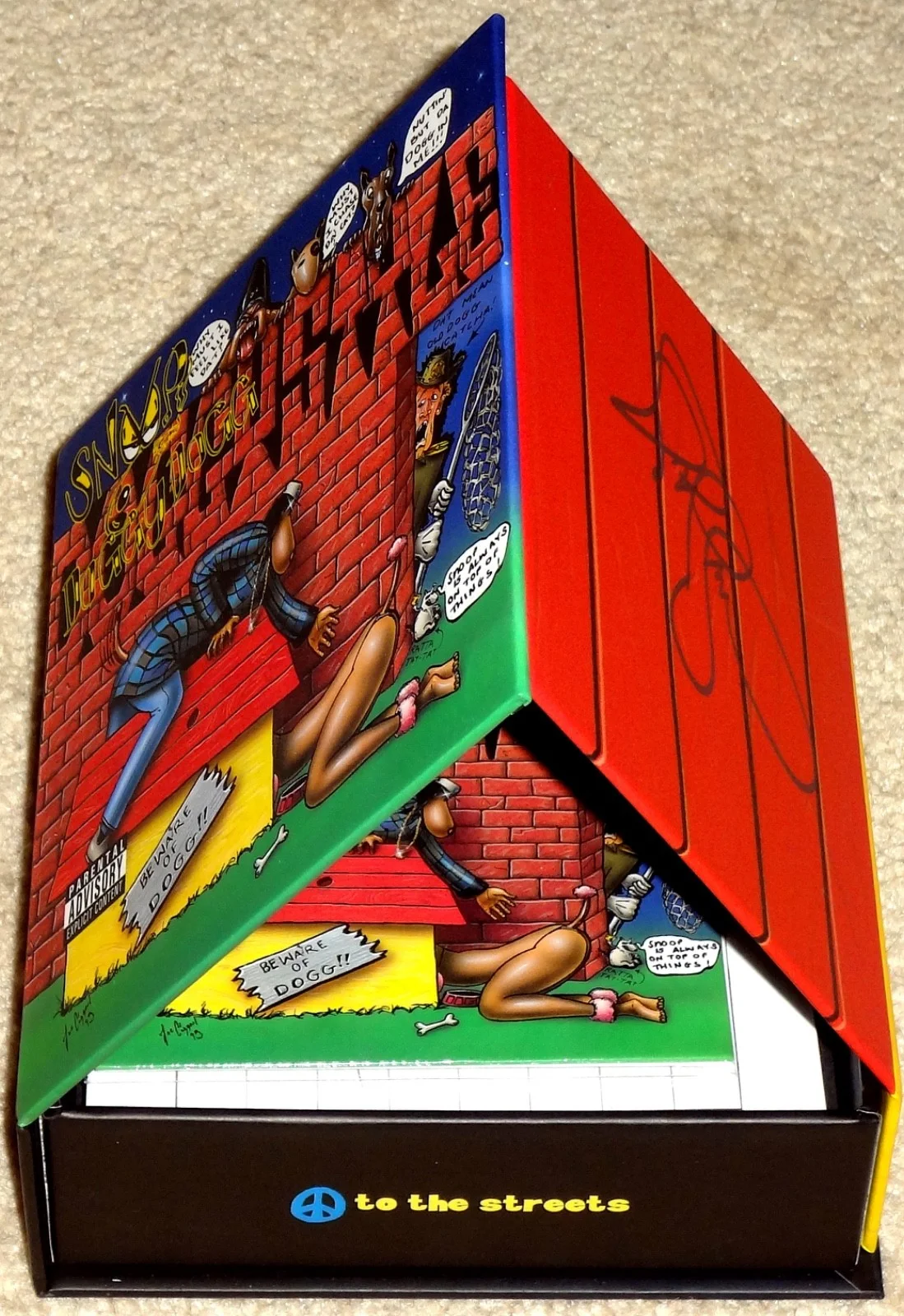 SNOOP DOGGY DOGG HAND SIGNED AUTOGRAPHED DOGGYSTYLE KIT ALBUM BOX SET! PROOF+COA, изображение 3