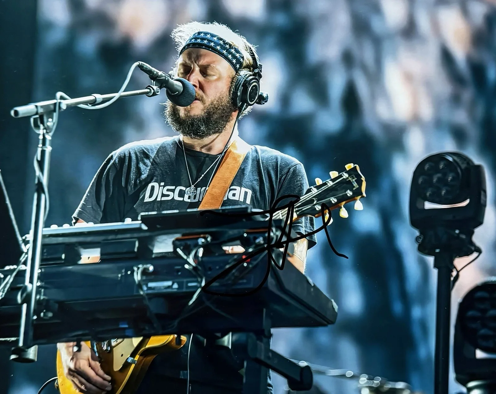 Bon Iver — Justin Vernon Bon Iver “Skinny Love” Signed Autograph 8x10 Photo PROOF COA