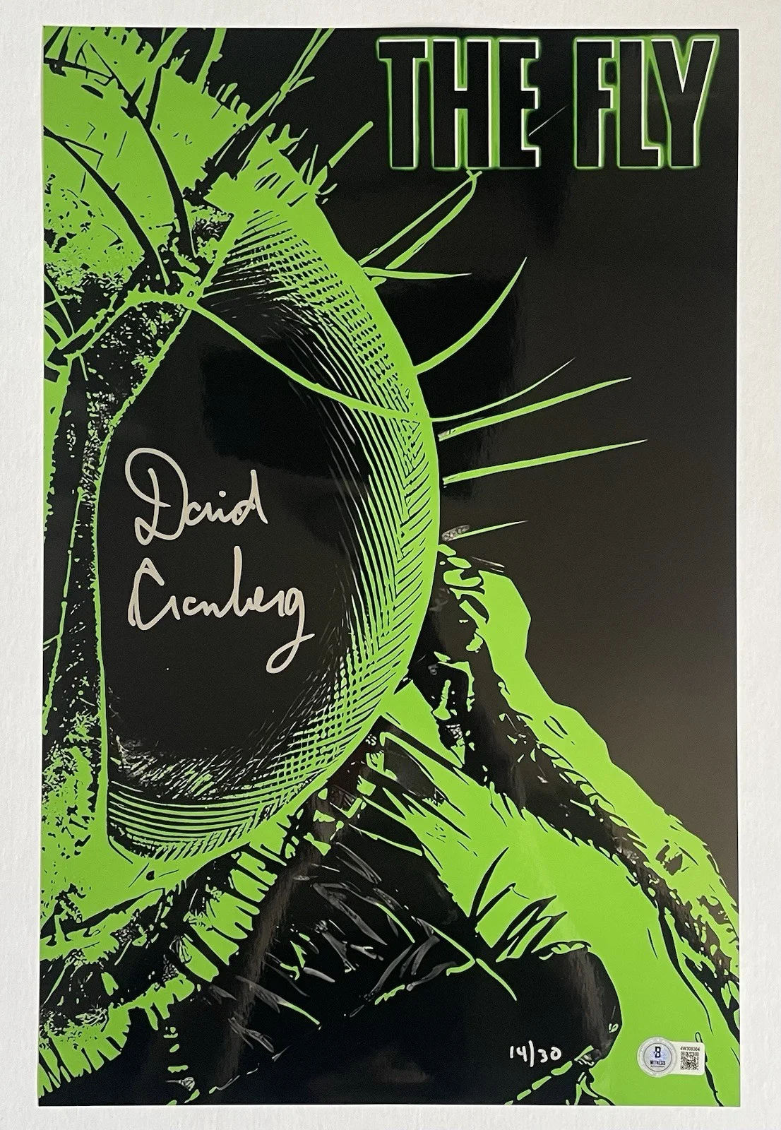 David Cronenberg Signed 11x17 Photo The Fly Autograph Auto Beckett BAS, image 3