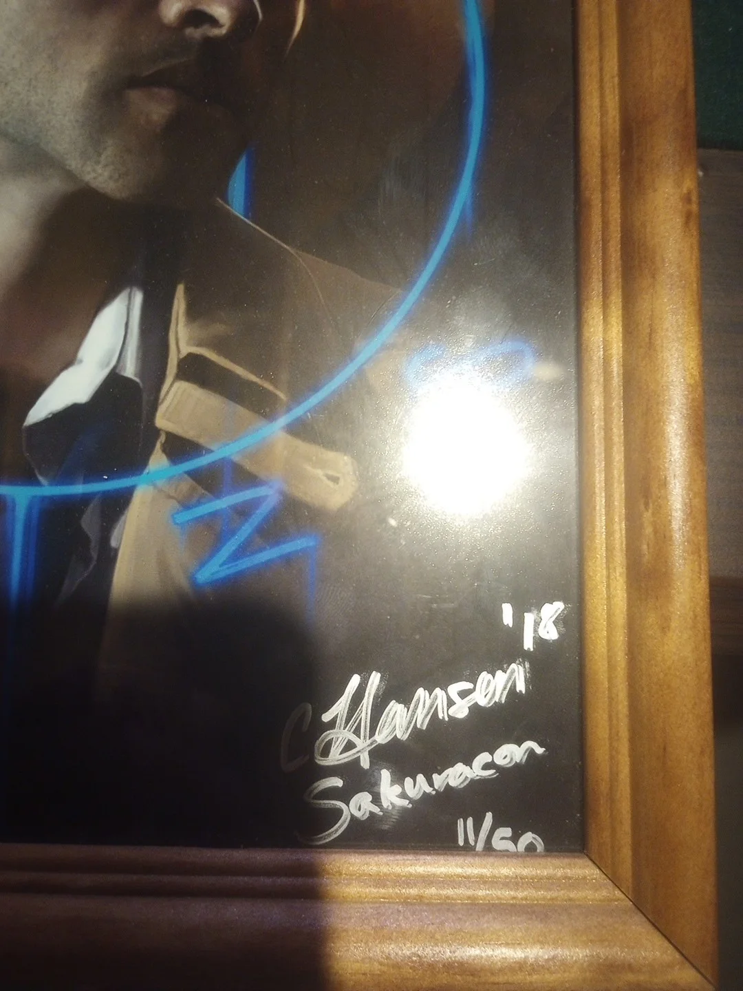 MISHA COLLINS — Castiel Misha Collins SUPERNATURAL 8x10 Photo Autograph C Hansen Sakurocon 11/50, изображение 2