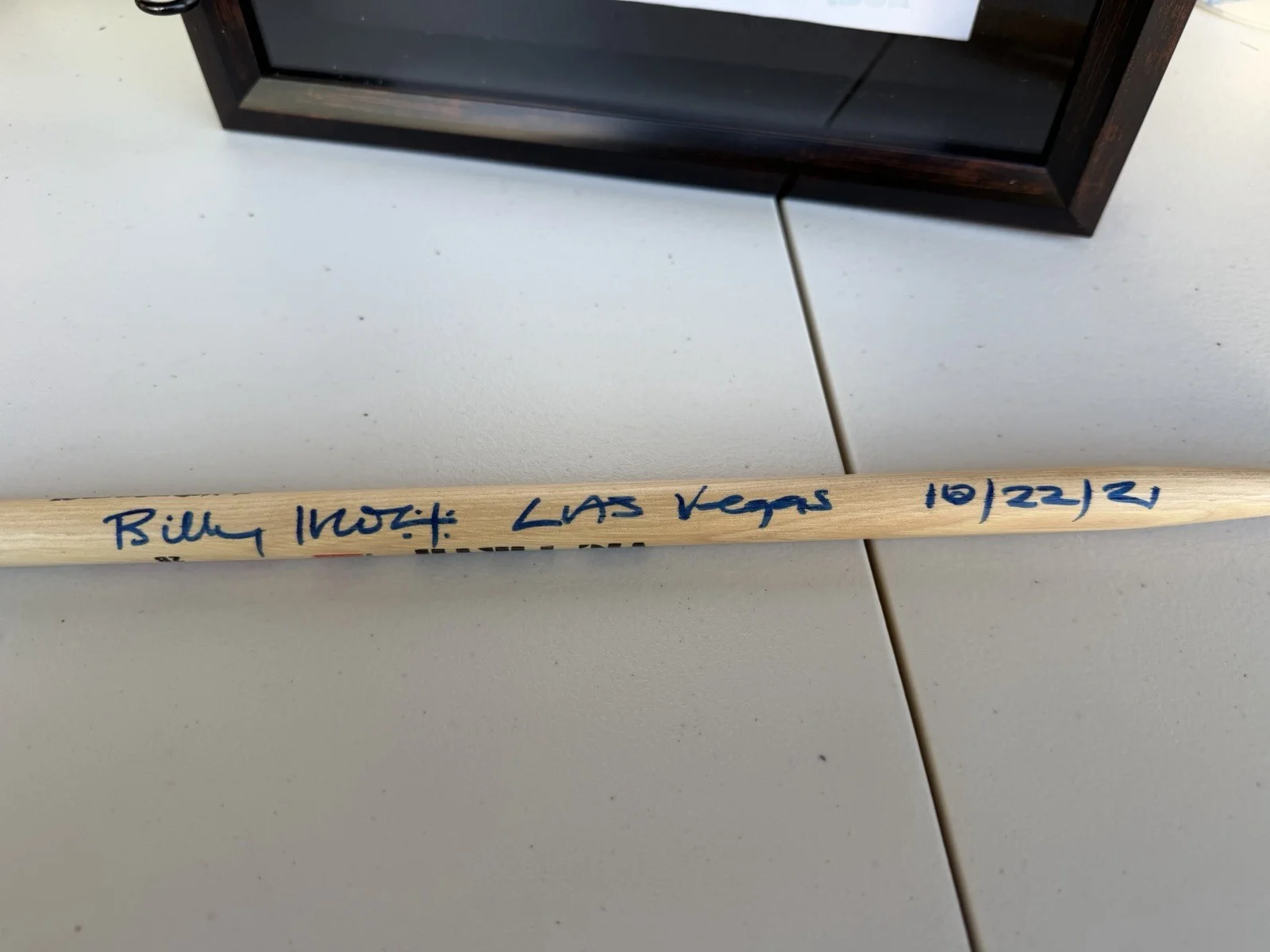 Billy Idol Signed Drum Stick & Song Set List, plus Tickets at Las Vegas, изображение 3