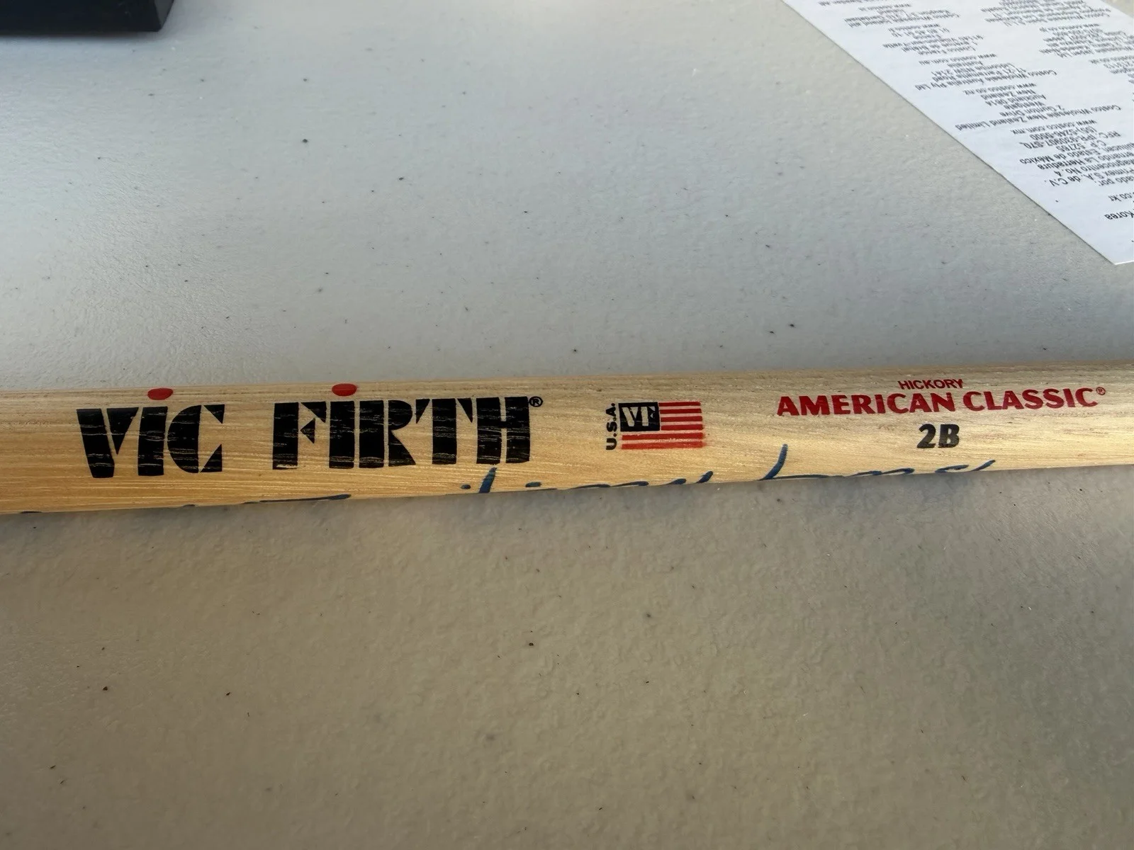 Billy Idol Signed Drum Stick & Song Set List, plus Tickets at Las Vegas, изображение 5