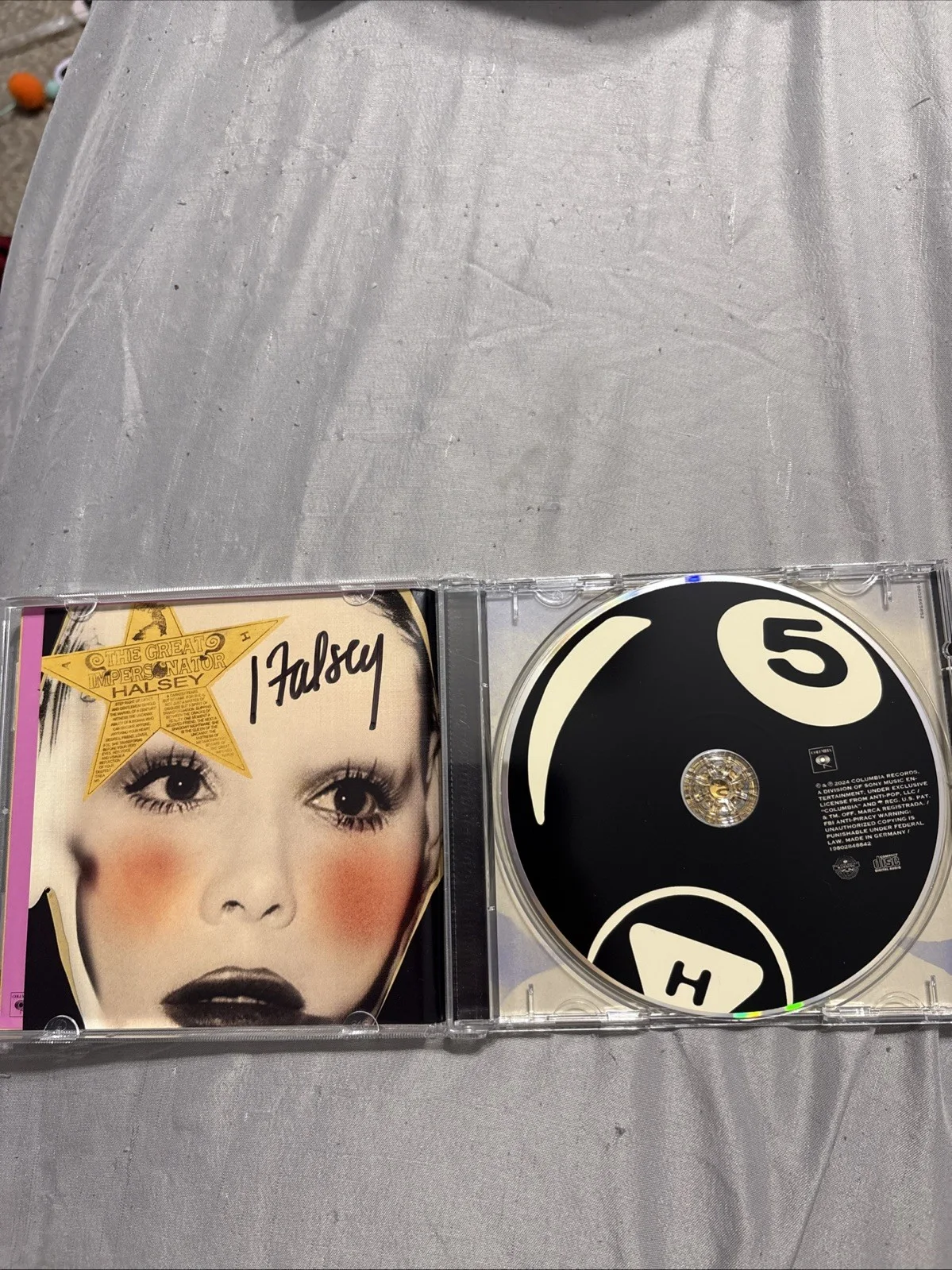 Halsey – The Great Impersonator Signed CD Bundle 70s, 80s, 90s & Original, image 3