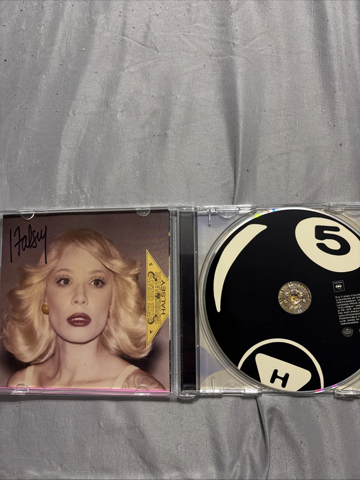 Halsey – The Great Impersonator Signed CD Bundle 70s, 80s, 90s & Original, image 4