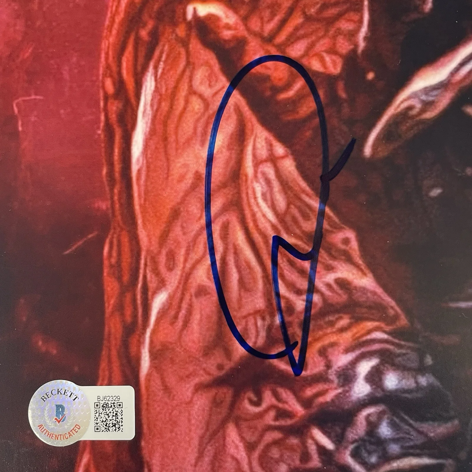 Jamie Campbell Bower — JAMIE CAMPBELL BOWER SIGNED VECNA 8X10 PHOTO 001 STRANGER THINGS BECKETT COA BAS, изображение 2
