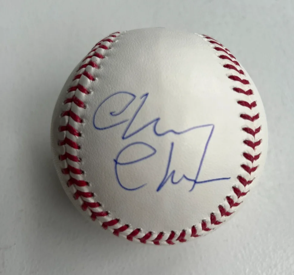 Chevy Chase/Christie Brinkley — OML Baseball signed by Christie Brinkley and Chevy Chase JSA, image 2