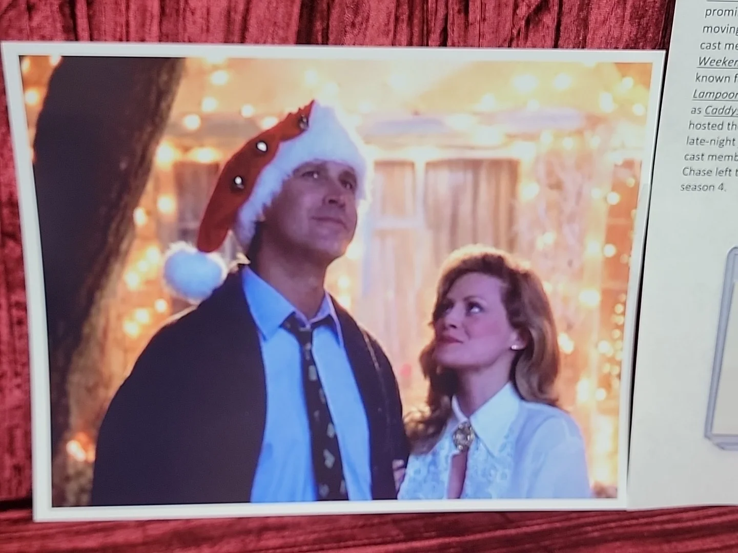 CHEVY CHASE — CHEVY CHASE INDEX CARD Autograph Auto singed JSA COA LAPOONS COMEDY MOVIE, изображение 5