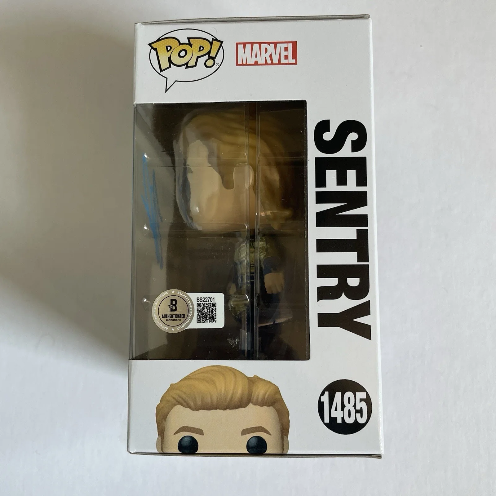 Lewis Pullman — Lewis Pullman Signed Sentry Funko Thunderbolts Marvel Autograph Beckett, image 3