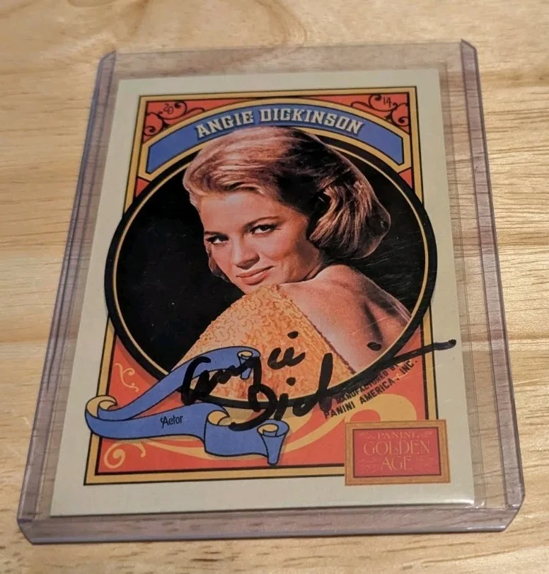 Angie Dickinson — Angie Dickinson Police Woman TV Show 2014 Panini Signed Card JSA LML