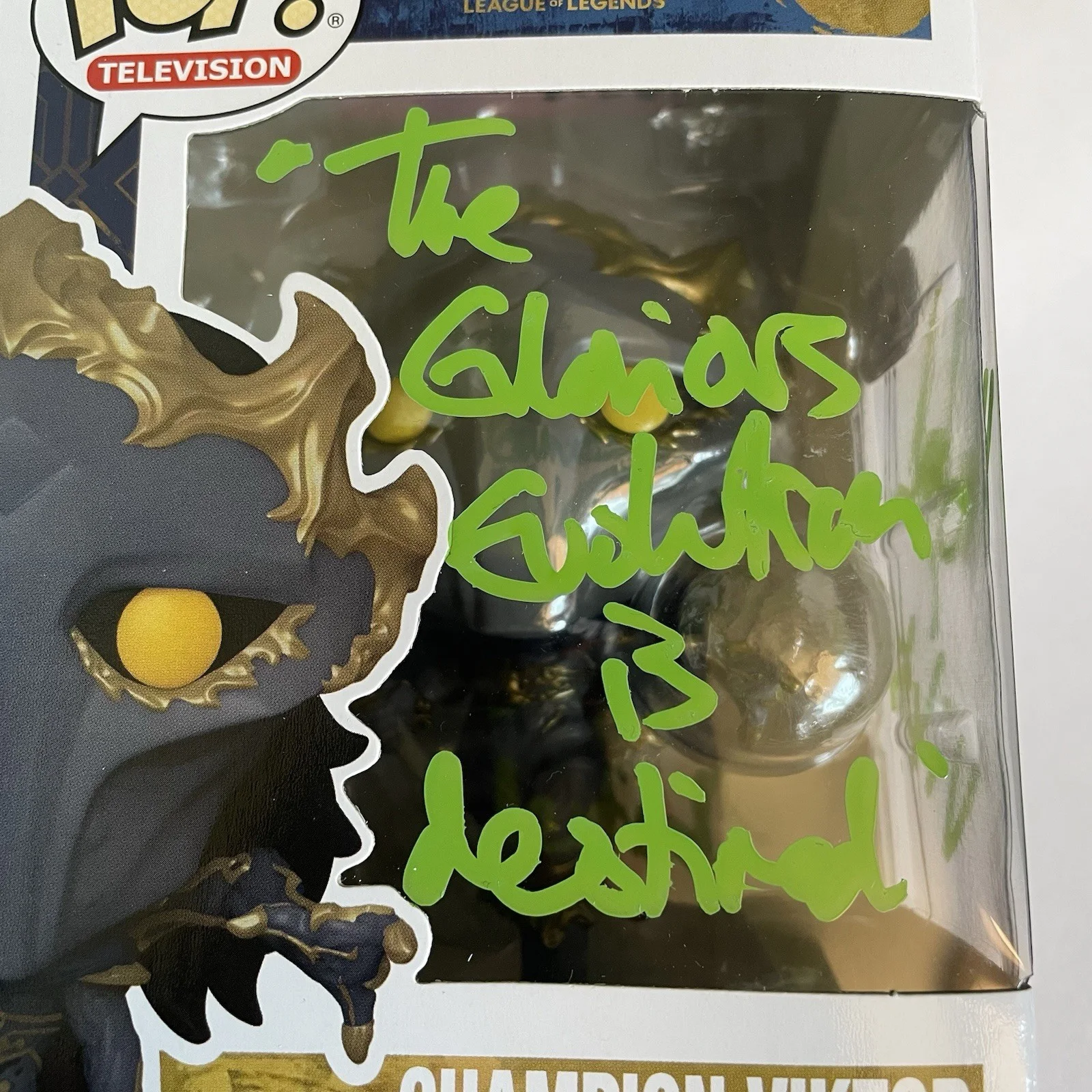 Harry Lloyd — HARRY LLOYD SIGNED FUNKO POP ARCANE VIKTOR AUTOGRAPHED SWAU COA, image 2