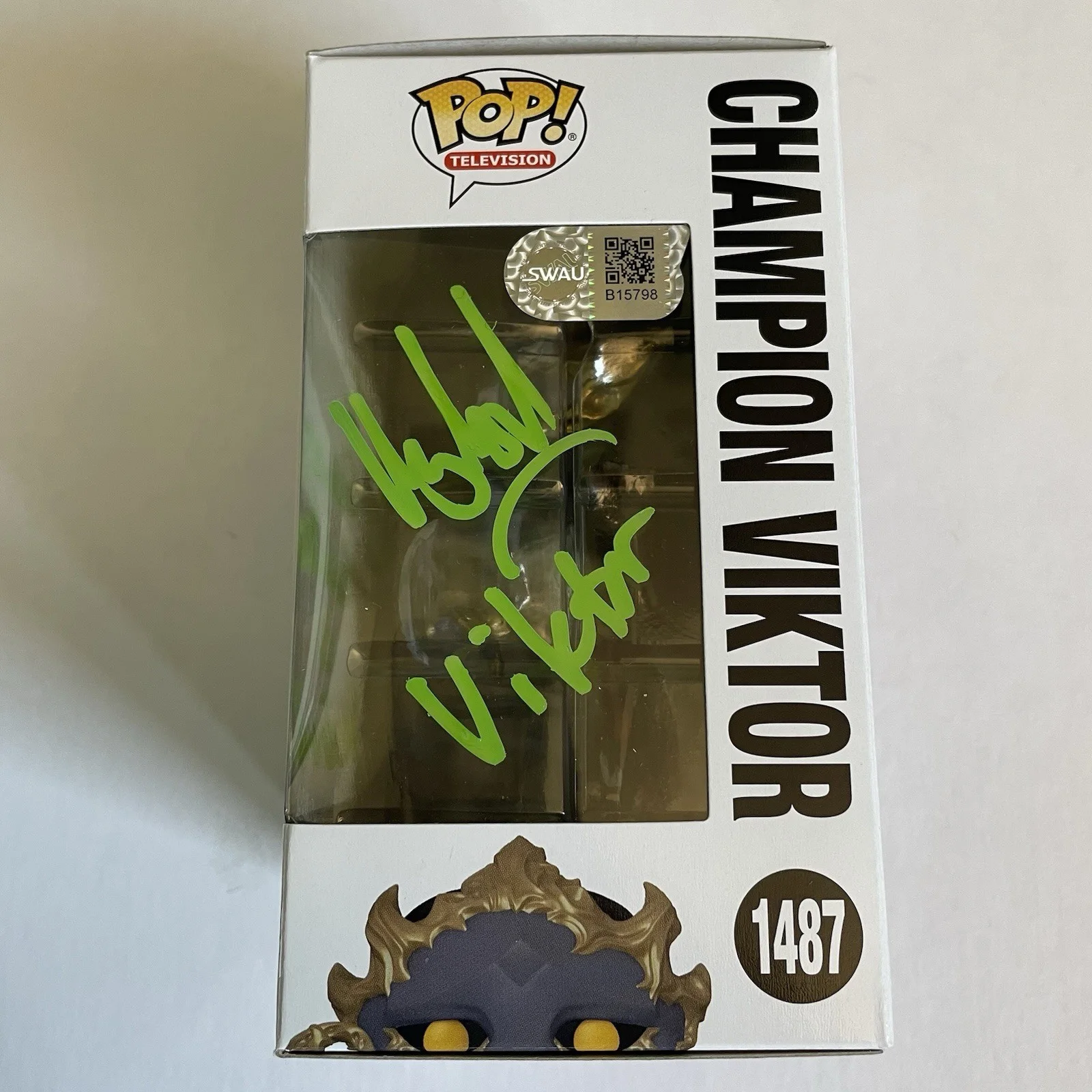 Harry Lloyd — HARRY LLOYD SIGNED FUNKO POP ARCANE VIKTOR AUTOGRAPHED SWAU COA, image 3