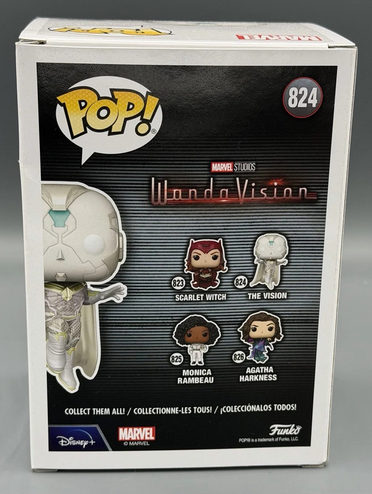 Paul Bettany — Paul Bettany Signed Vision Funko Pop 824 Wandavision SWAU Authenticated, изображение 3