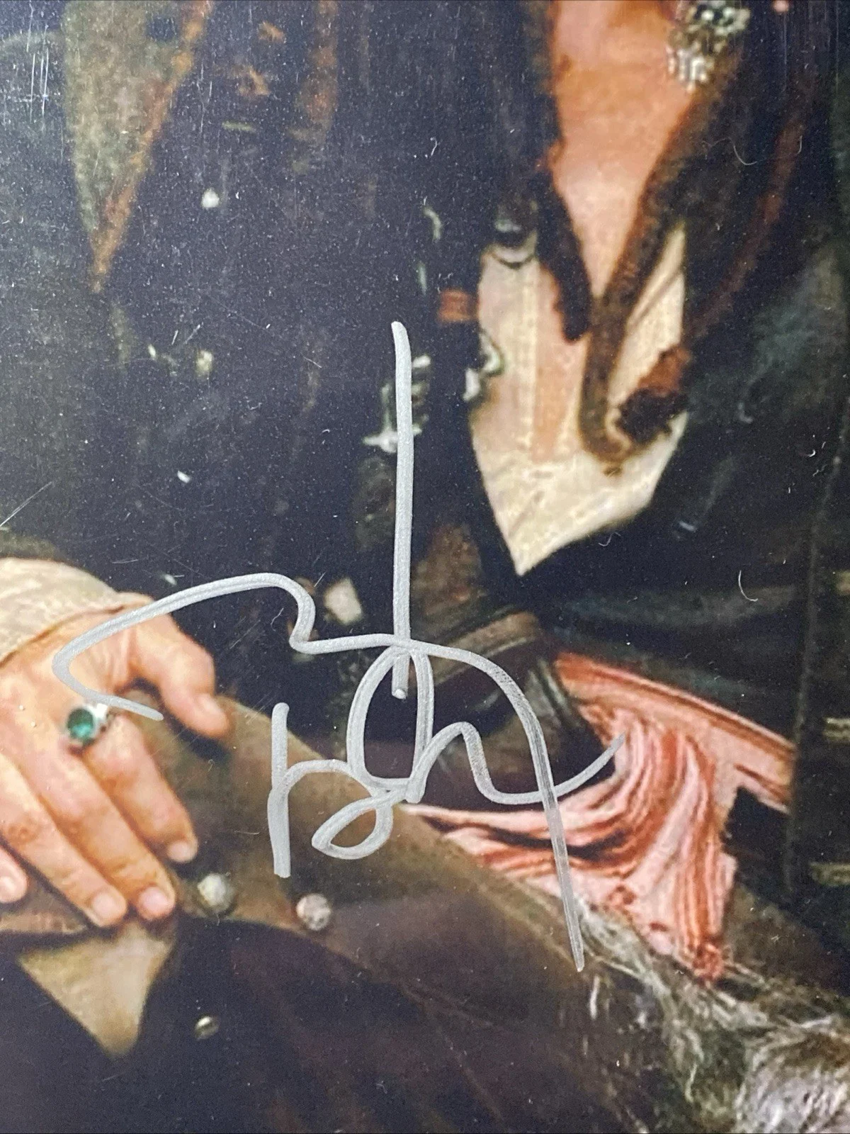 johnny depp autograph beckett coa, image 2