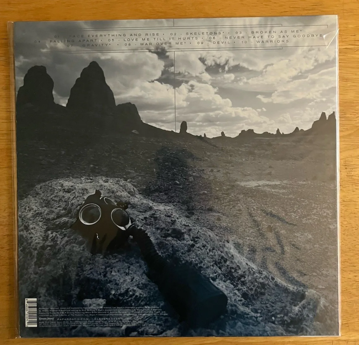 Papa Roach FEAR Autographed Vinyl, image 2