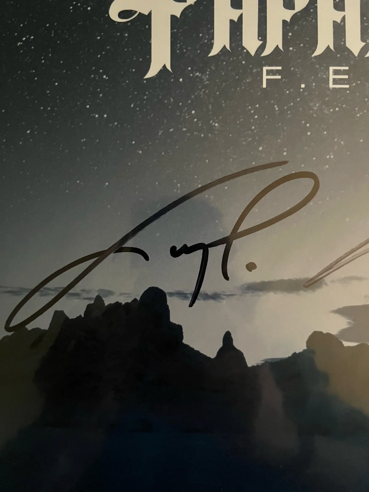 Papa Roach FEAR Autographed Vinyl, image 5