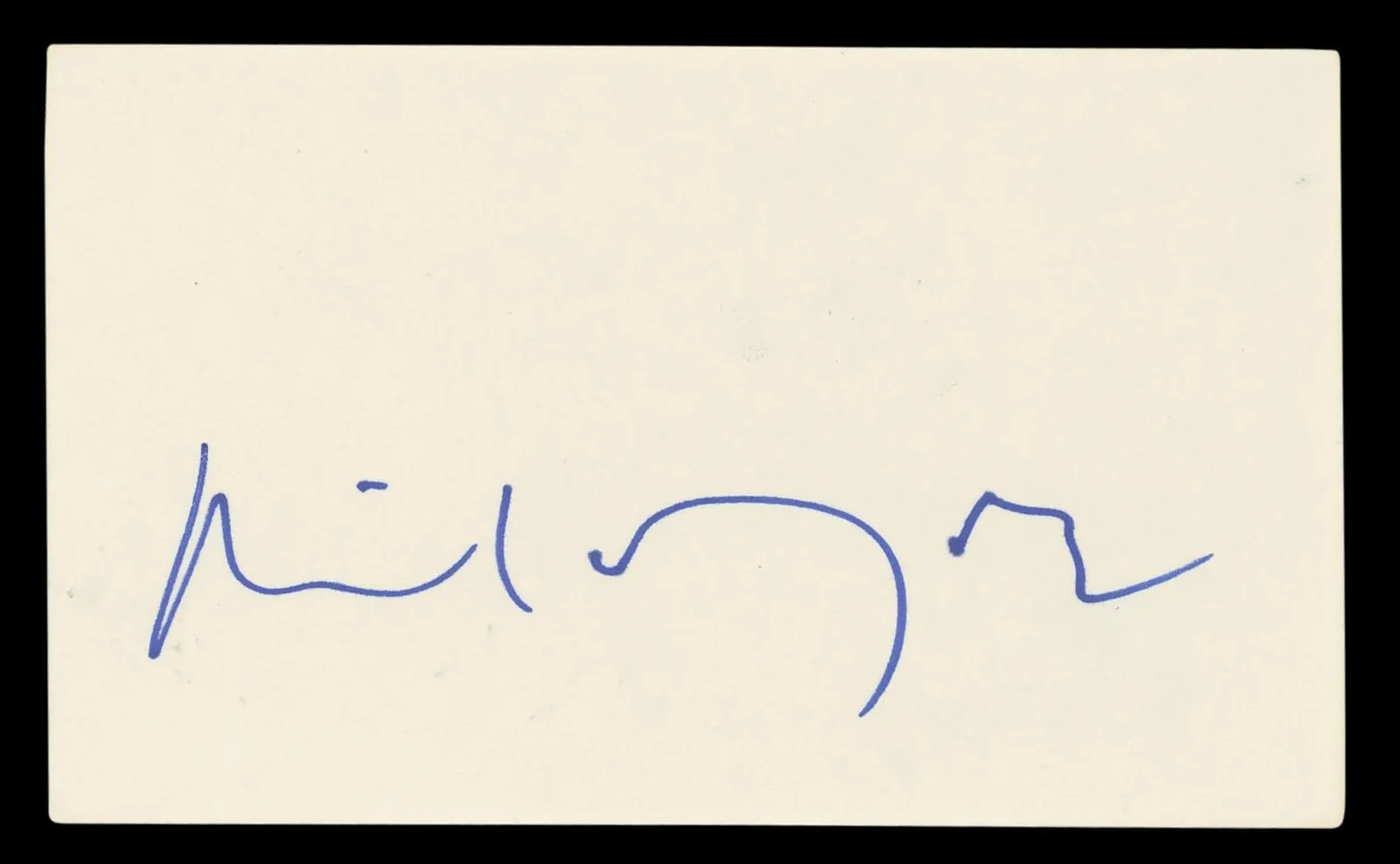 Michael York — Michael York Logan's Run Authentic Signed 3x5 Index Card BAS #BL98495, image 4