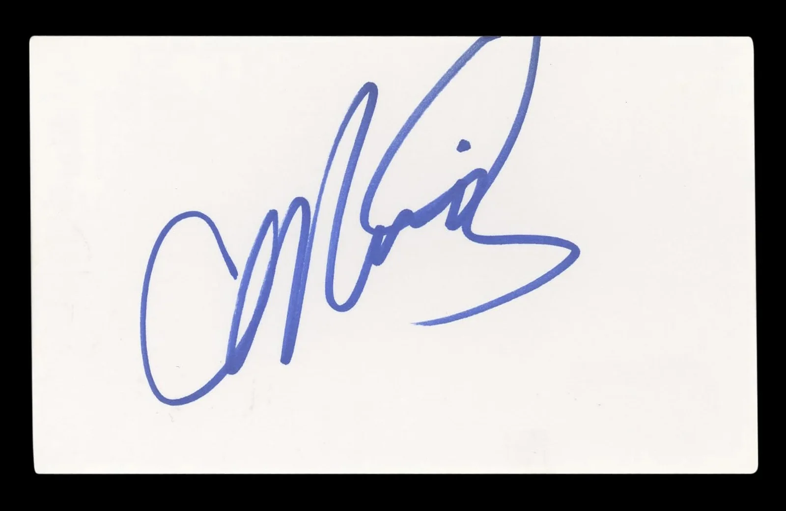 Mario Lopez — Mario Lopez Saved By The Bell Authentic Signed 3x5 Index Card BAS #BL96401, image 4