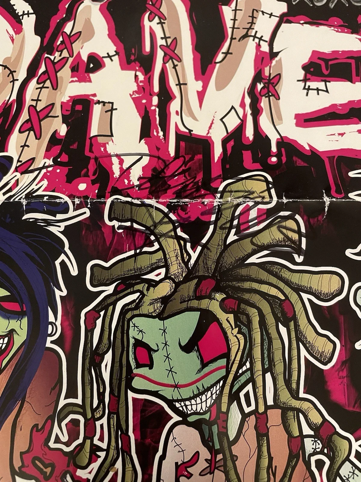 Signed Davey Suicide Band Poster, image 2