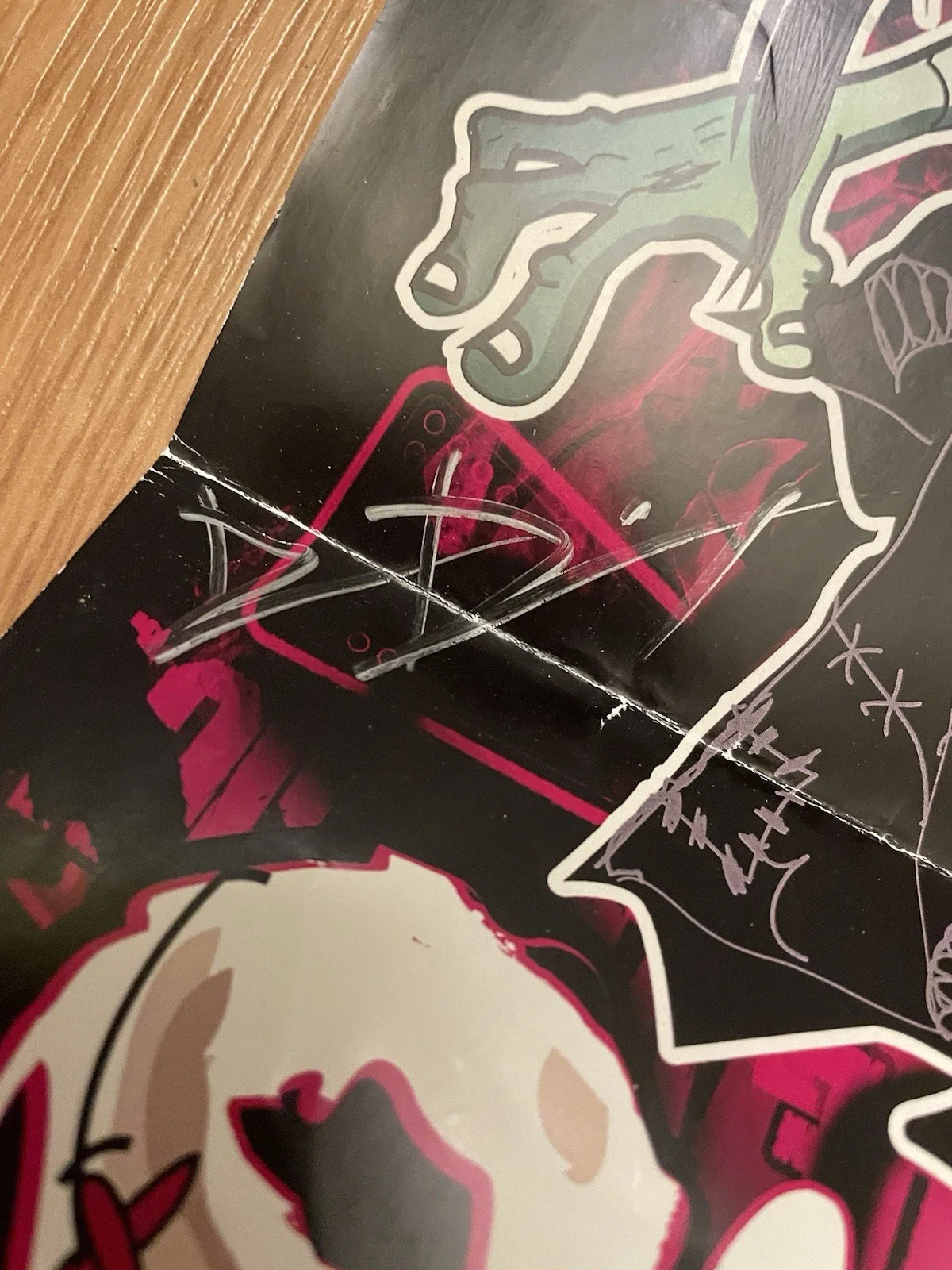 Signed Davey Suicide Band Poster, image 3