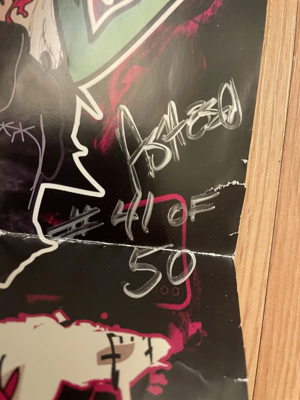Signed Davey Suicide Band Poster, image 4