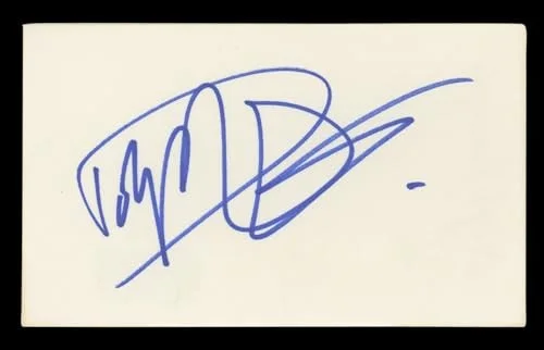 Dolph Lundgren — Dolph Lundgren The Expendables Authentic Signed 3x5 Index Card BAS #BL96408, image 3