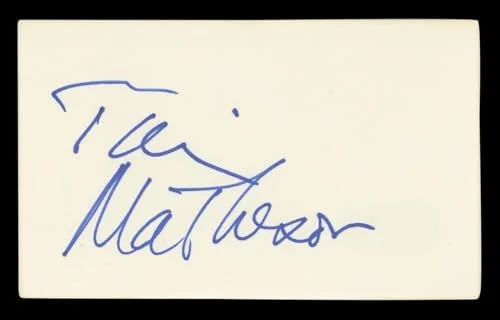 Tim Matheson — Tim Matheson Hart of Dixie Authentic Signed 3x5 Index Card BAS #BL96684, image 3