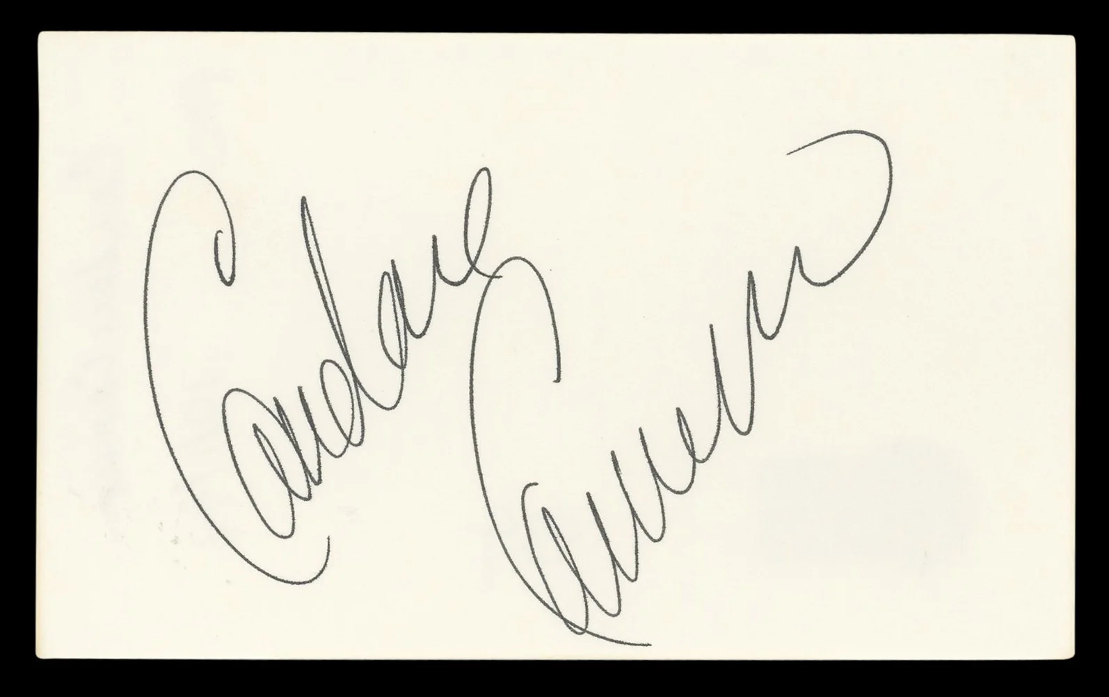 Candace Cameron — Candace Cameron Full House Authentic Signed 3x5 Index Card BAS #BL96842