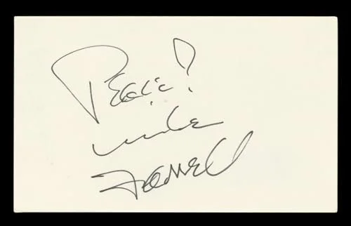 Mike Farrell — Mike Farrell M*A*S*H "Peace!" Authentic Signed 3x5 Index Card BAS #BL96775, image 3