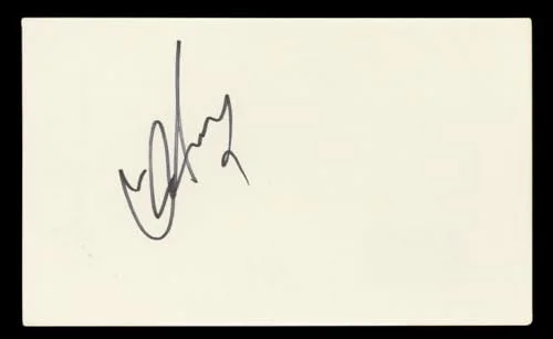 David Hasselhoff — David Hasselhoff Knight Rider Authentic Signed 3x5 Index Card BAS #BL96755, image 3