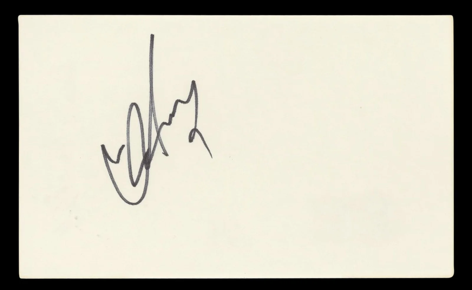 David Hasselhoff — David Hasselhoff Knight Rider Authentic Signed 3x5 Index Card BAS #BL96755, image 4