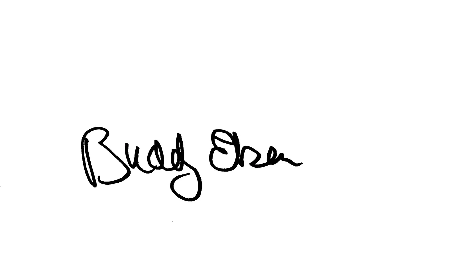 Buddy Ebsen — Buddy Ebsen The Beverly Hillbillies Authentic Signed 3x5 Index Card BAS #BL96313