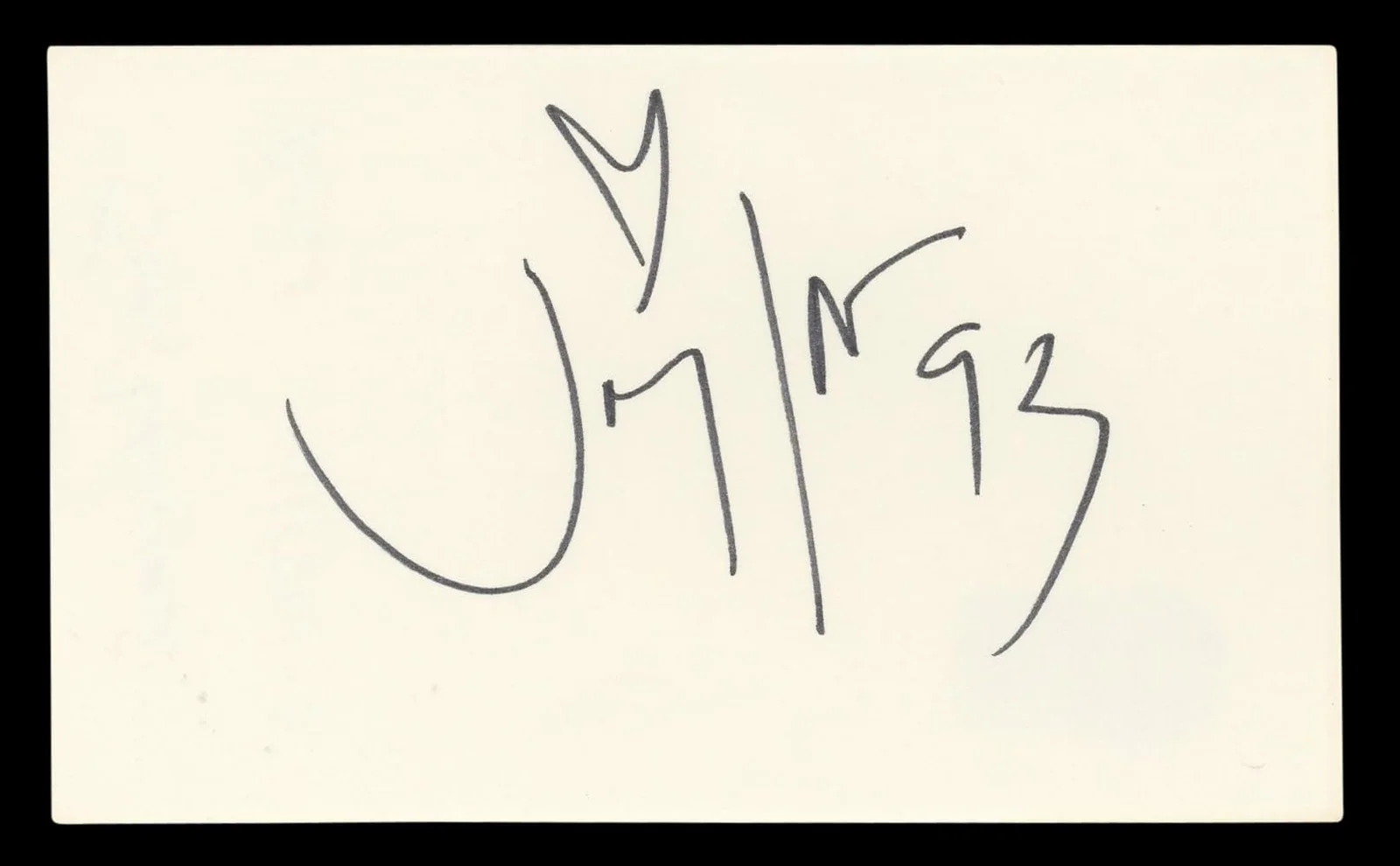 Joey Lawrence — Joey Lawrence Blossom Authentic Signed 3x5 Index Card Autographed BAS #BL96645, изображение 4