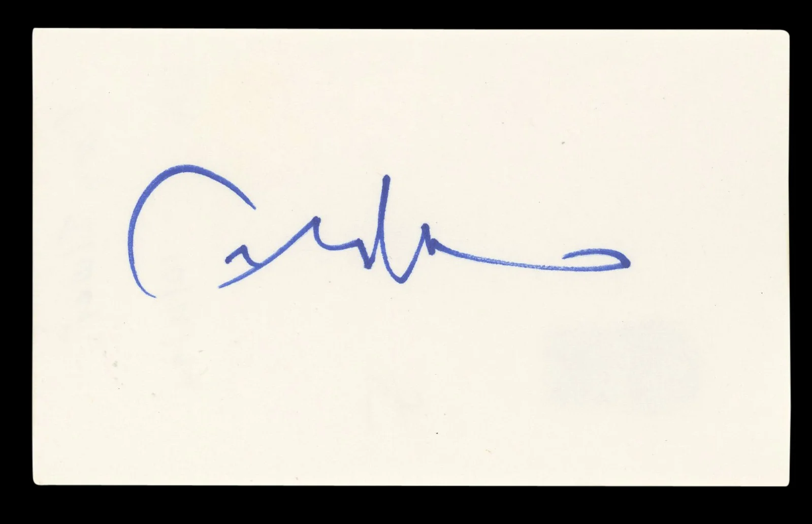 Cary Elwes — Cary Elwes The Princess Bride Authentic Signed 3x5 Index Card BAS #BL96773