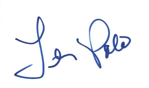 Teri Polo — Teri Polo Meet the Fockers Authentic Signed 3x5 Index Card BAS #BL96213, image 3