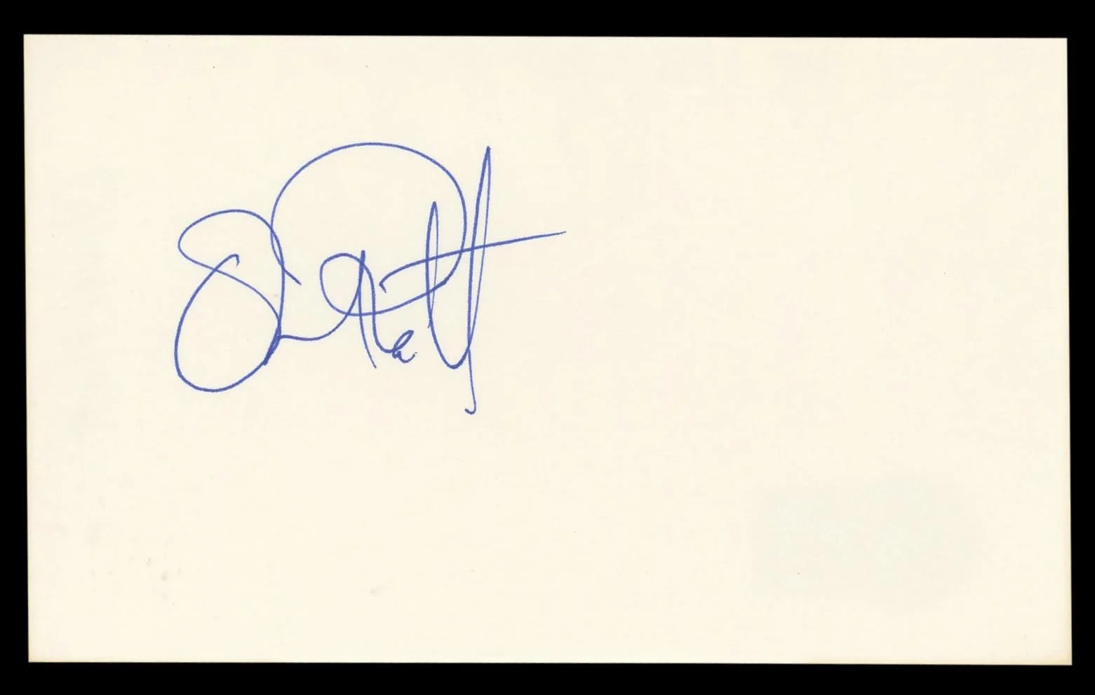 Oliver Platt — Oliver Platt The Three Musketeers Authentic Signed 3x5 Index Card BAS #BL98859, image 4