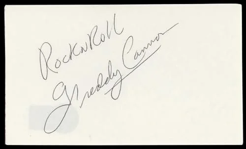 Freddy Cannon — Freddy Cannon Musician "Rock N Roll" Signed 3x5 Index Card BAS #BM57155, изображение 3