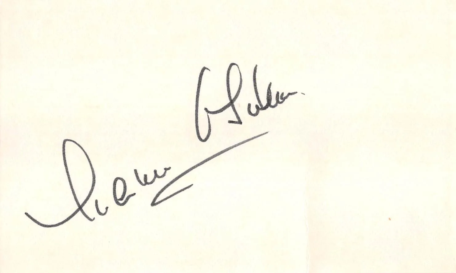Maureen O'Sullivan — Maureen O'Sullivan The Thin Man Authentic Signed 3x5 Index Card BAS #BL96234, image 4