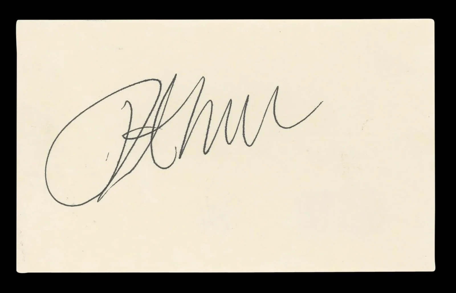 Peter Weller — Peter Weller RoboCop Authentic Signed 3x5 Index Card Autographed BAS #BL96753, image 4