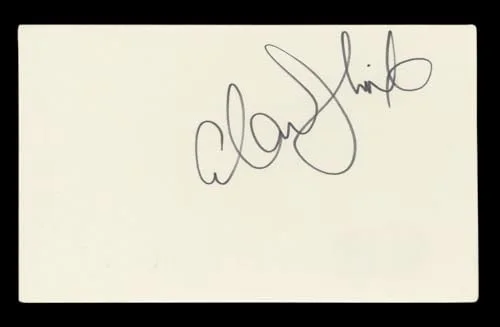 Alan Thicke — Alan Thicke Growing Pains Authentic Signed 3x5 Index Card BAS #BL96420, image 3