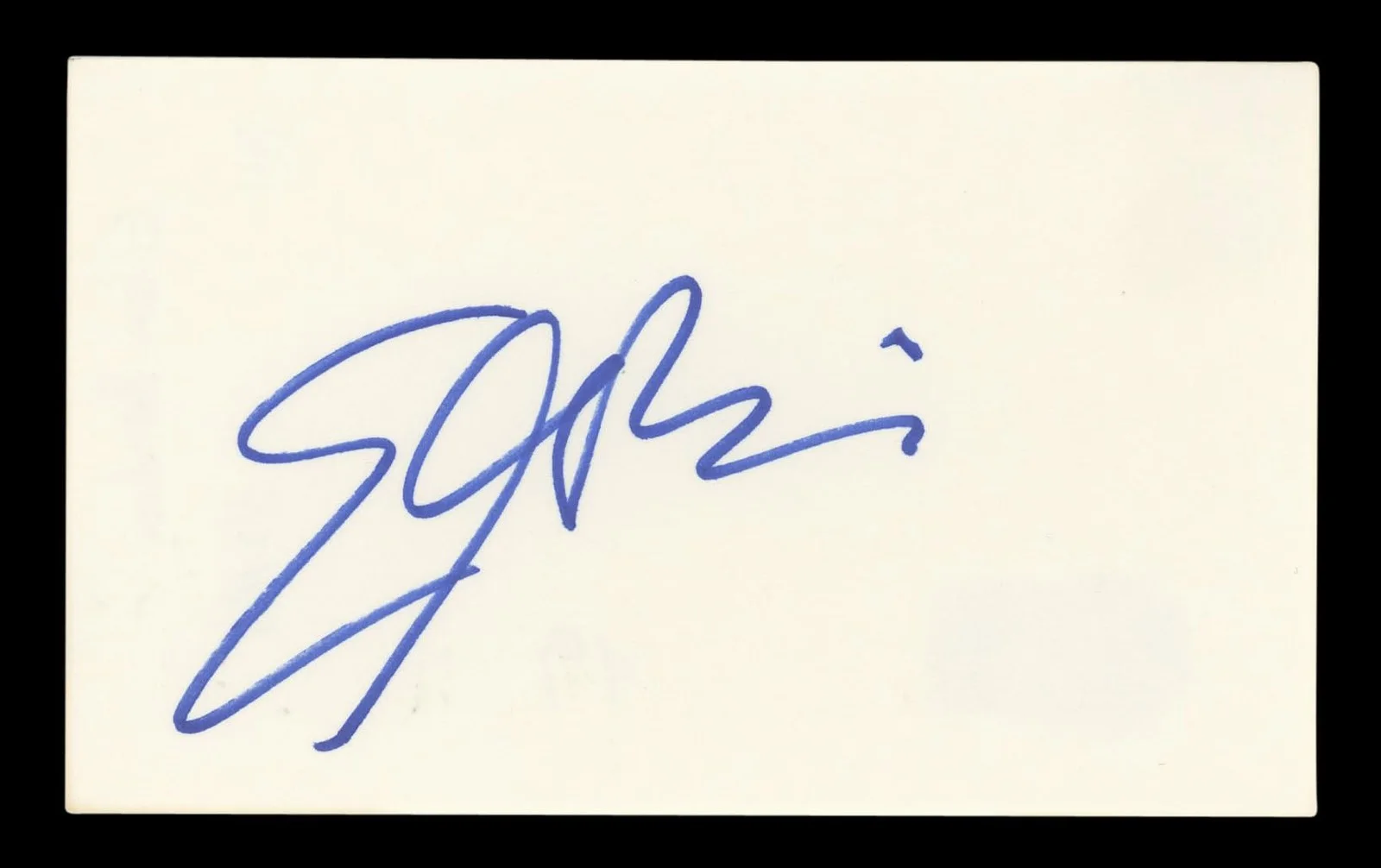 Ellen Barkin — Ellen Barkin Sea of Love Authentic Signed 3x5 Index Card BAS #BL96480, изображение 4