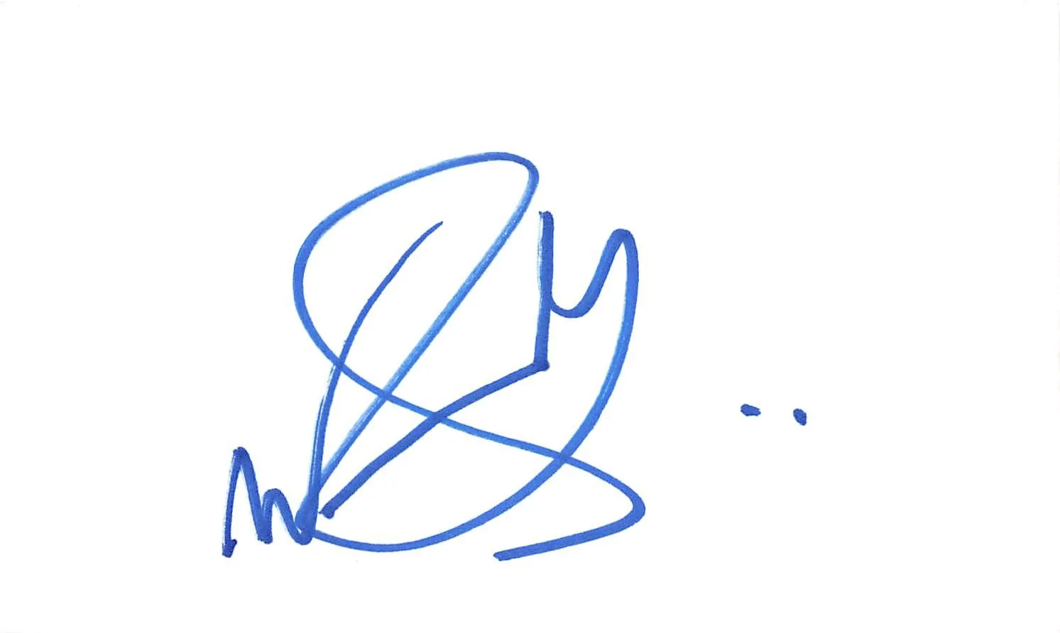 Wilmer Valderrama — Wilmer Valderrama NCIS Authentic Signed 3x5 Index Card BAS #BL96268