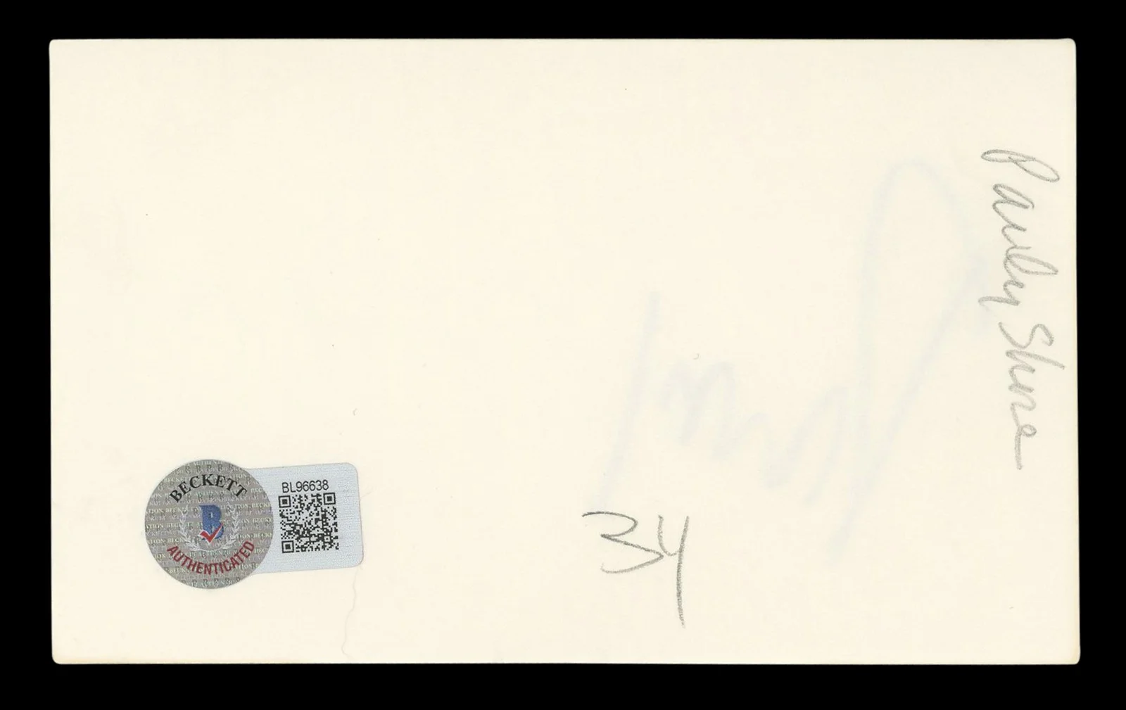 Pauly Shore — Pauly Shore Son in Law Authentic Signed 3x5 Index Card Autographed BAS #BL96638, изображение 2