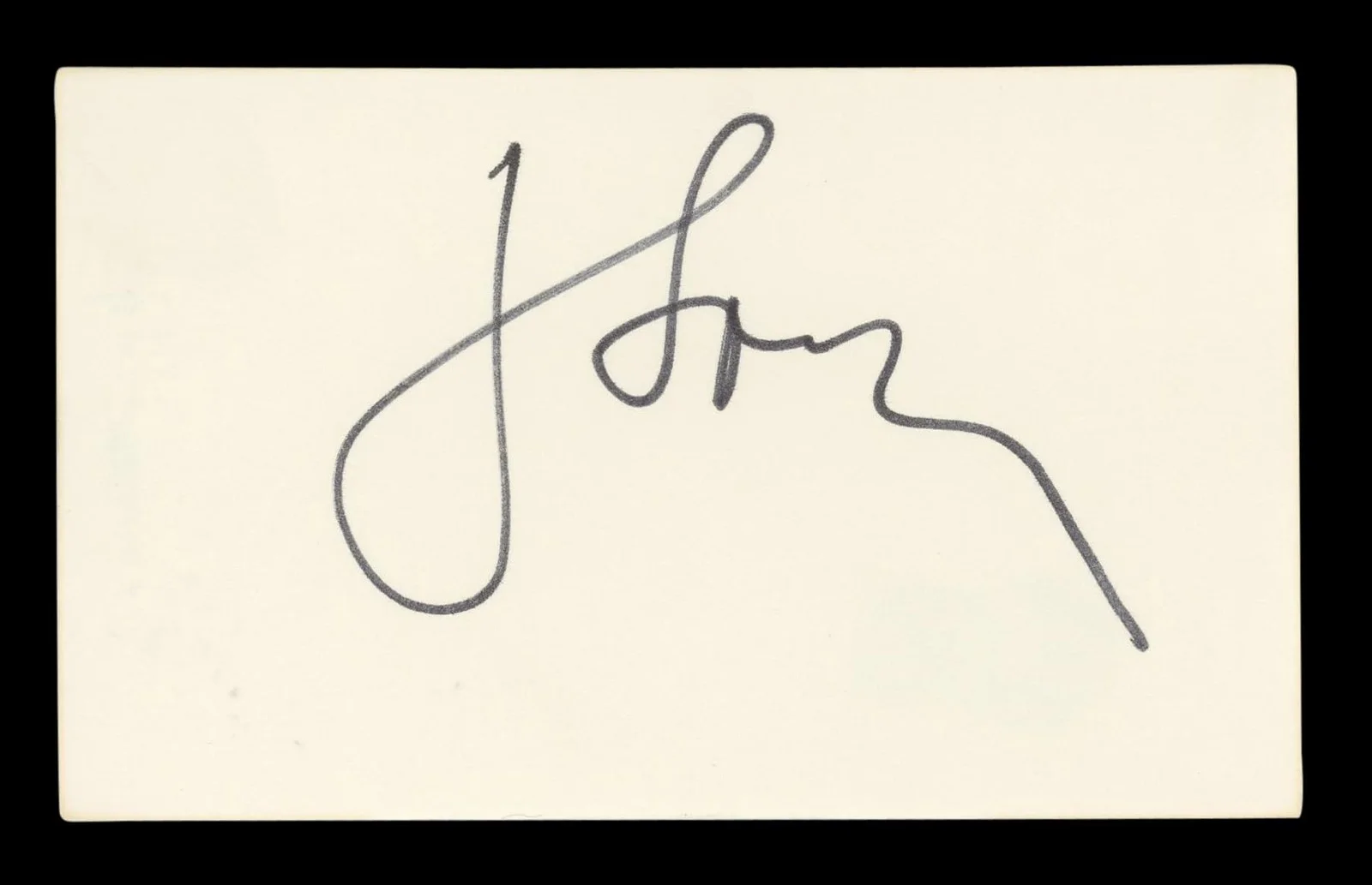 John Stamos — John Stamos Full House Authentic Signed 3x5 Index Card Autographed BAS #BL96614, image 4